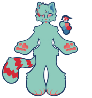 a reference sheet of Luckycat